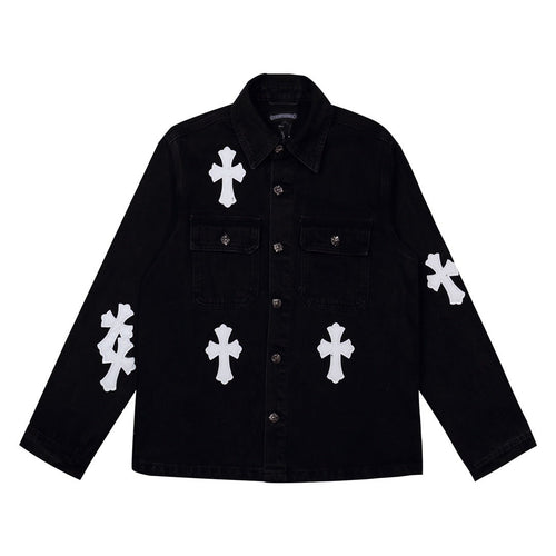 Cross Patch Denim Jacket