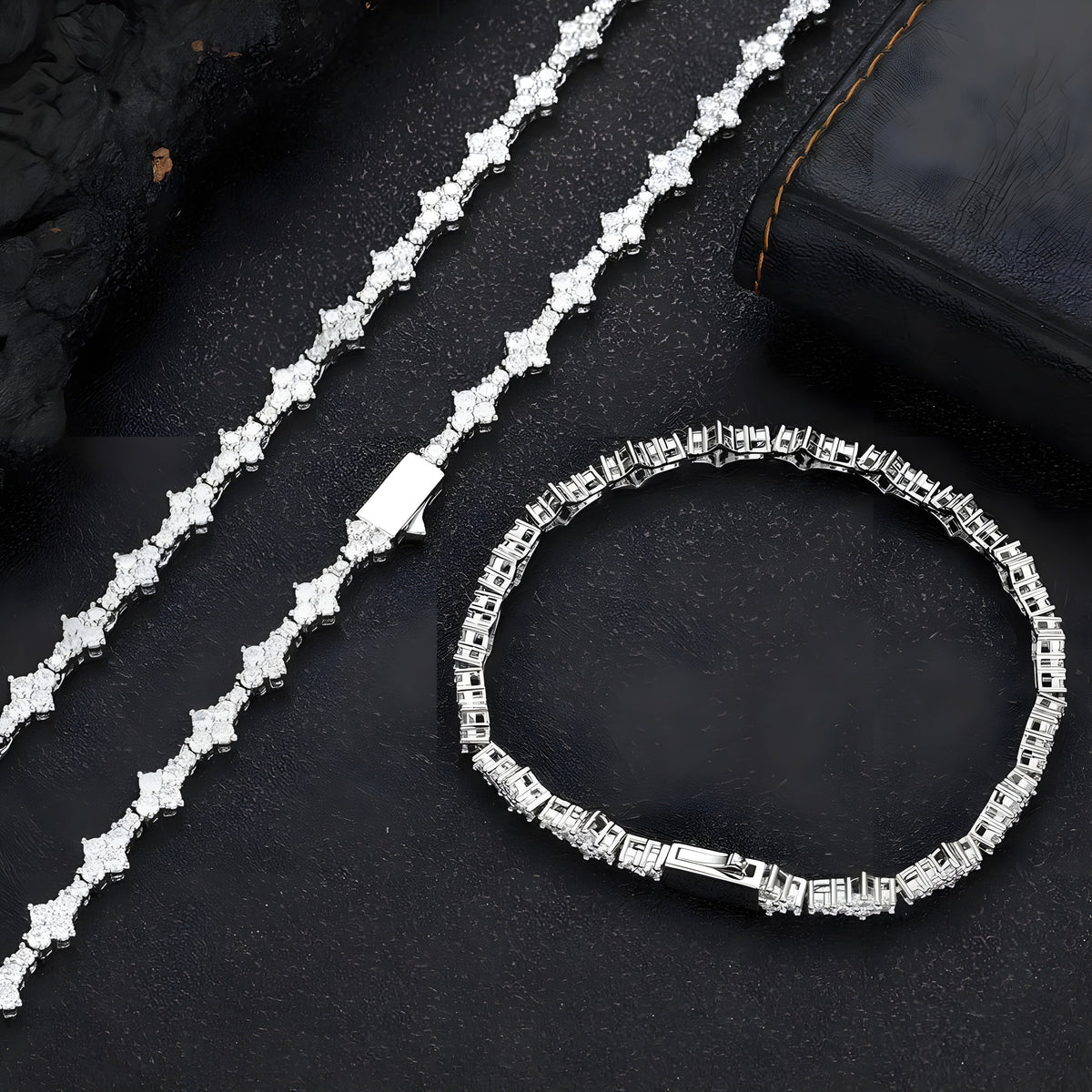 Diamond Petal Bracelet