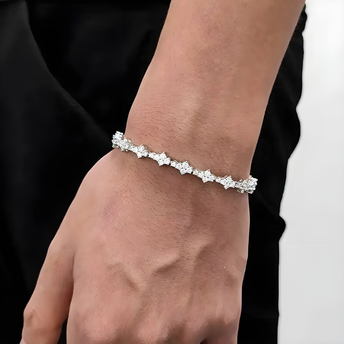 Diamond Petal Bracelet