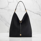 Isla Slouchy Hobo Bag | Drawstring Detail Gold-Tone Hobo Bag