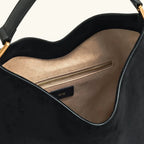 Isla Slouchy Hobo Bag | Drawstring Detail Gold-Tone Hobo Bag