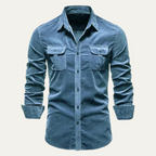 Men's Corduroy Button-Down Shirt