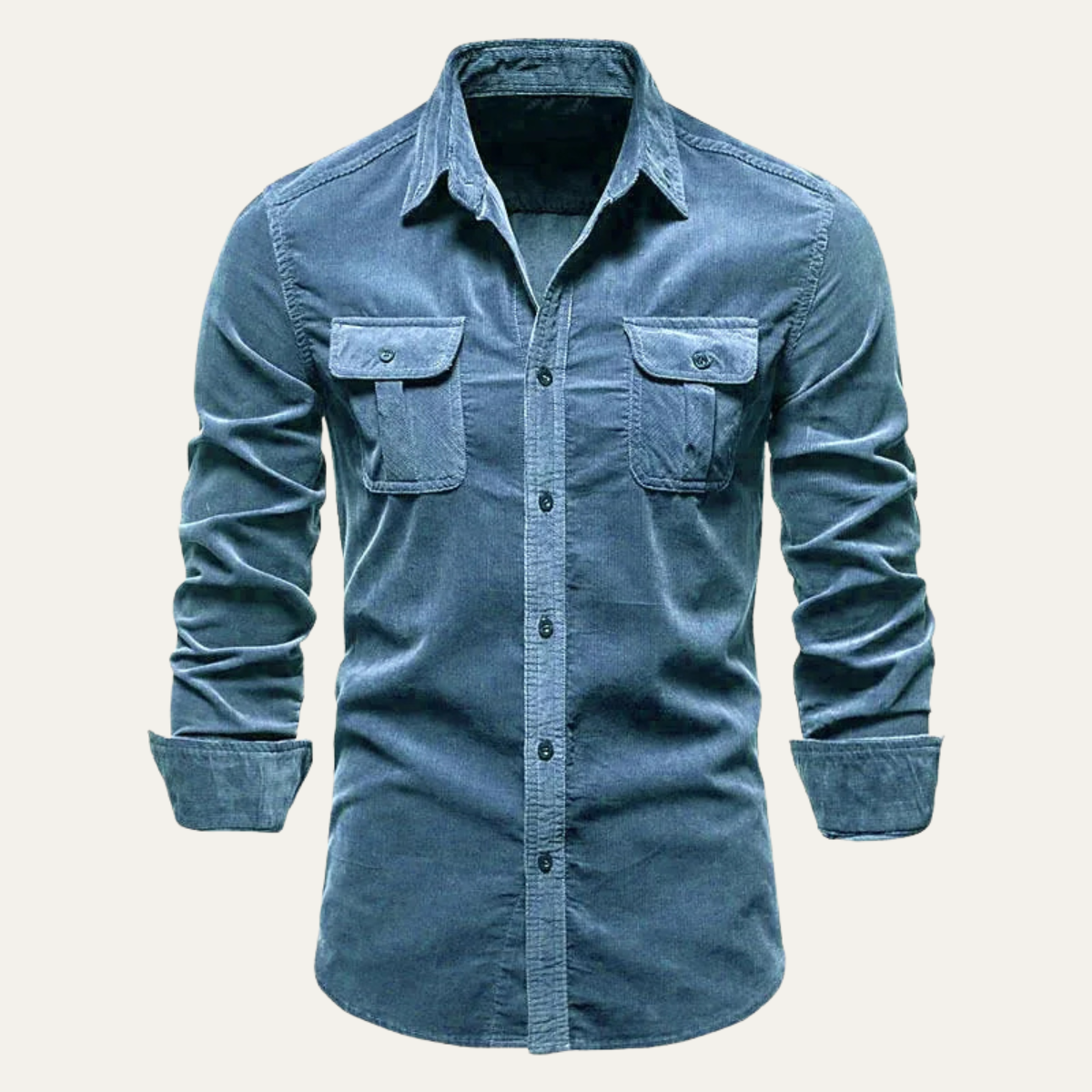 Men's Corduroy Button-Down Shirt