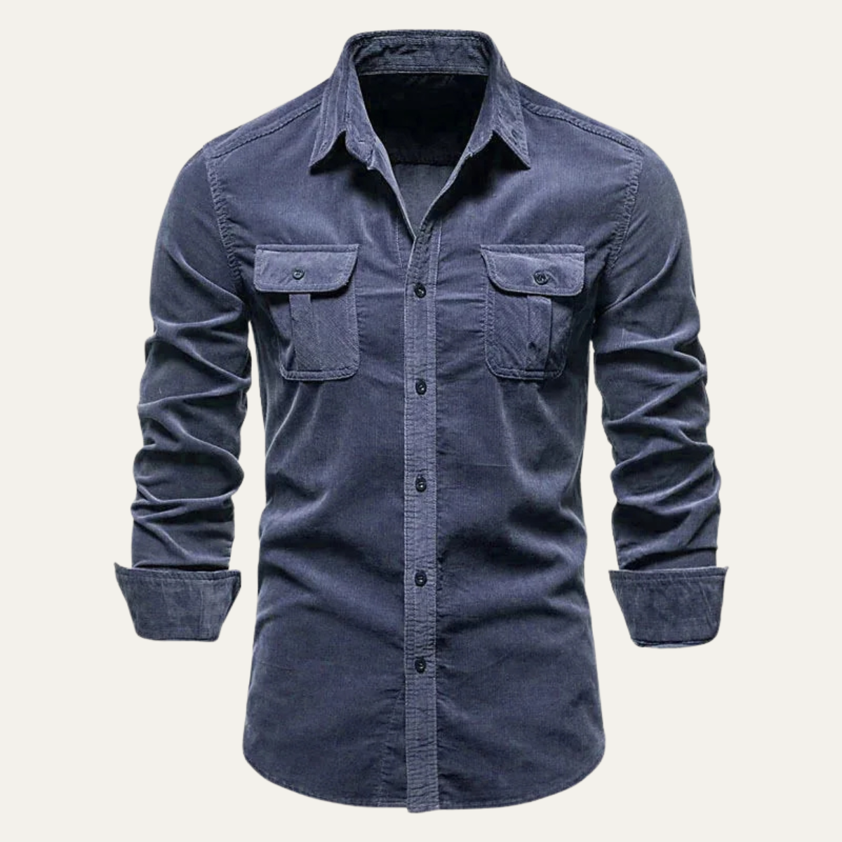 Men's Corduroy Button-Down Shirt
