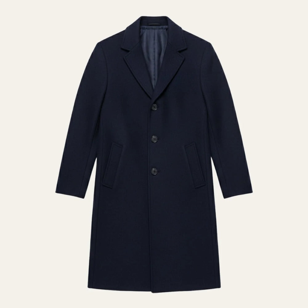 Ashford Mercer overcoat studio shot