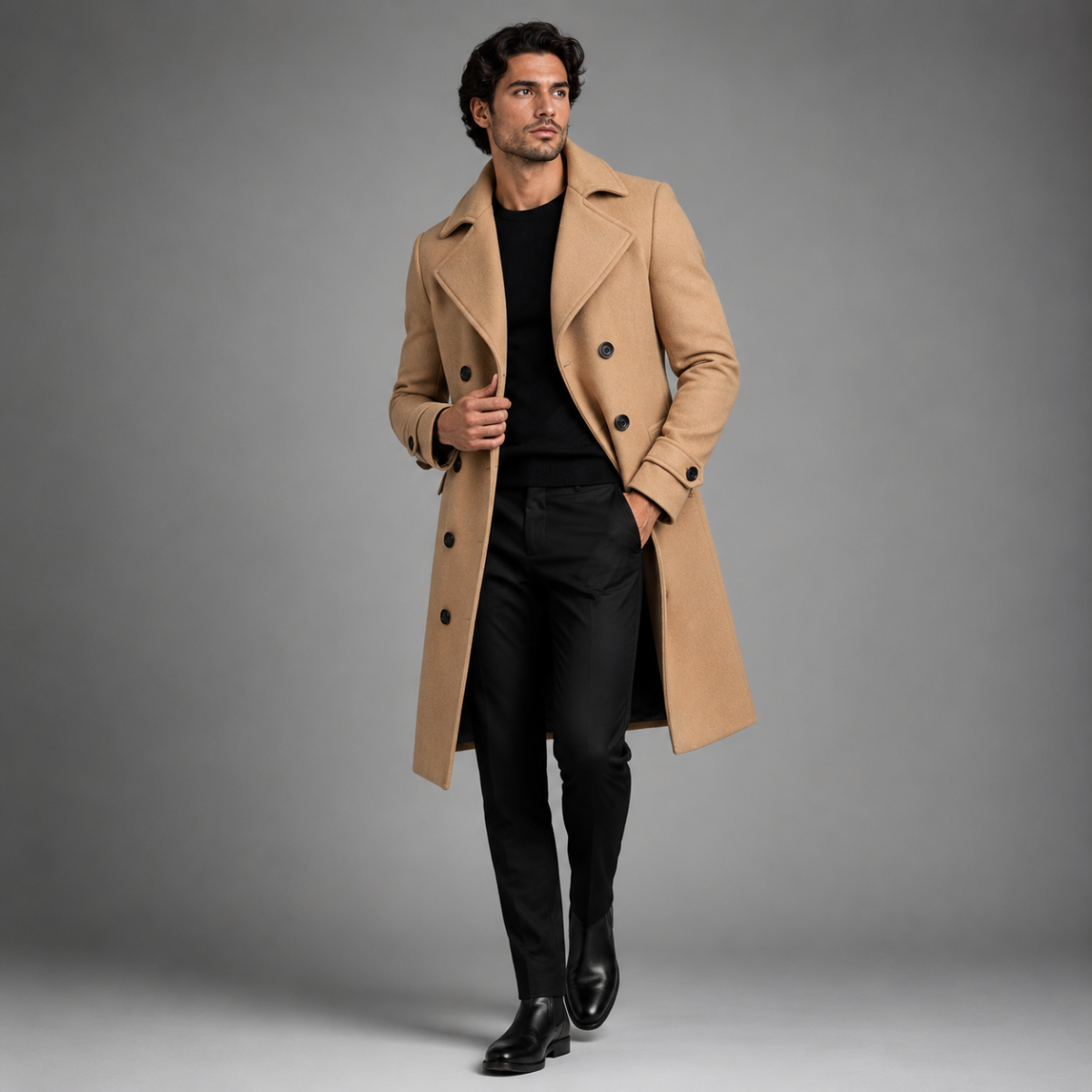 Corvallo & Hale trench coat - Khaki