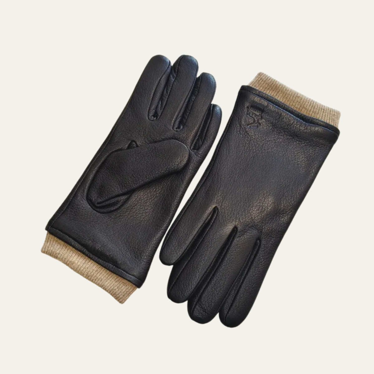 Men's Faux Leather Driving Gloves