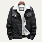 Men's Fleece Lined Denim Jacket - detail