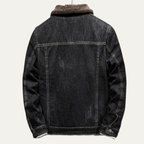 Men's Fleece Lined Denim Jacket - detail