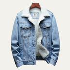 Men's Fleece Lined Denim Jacket - detail
