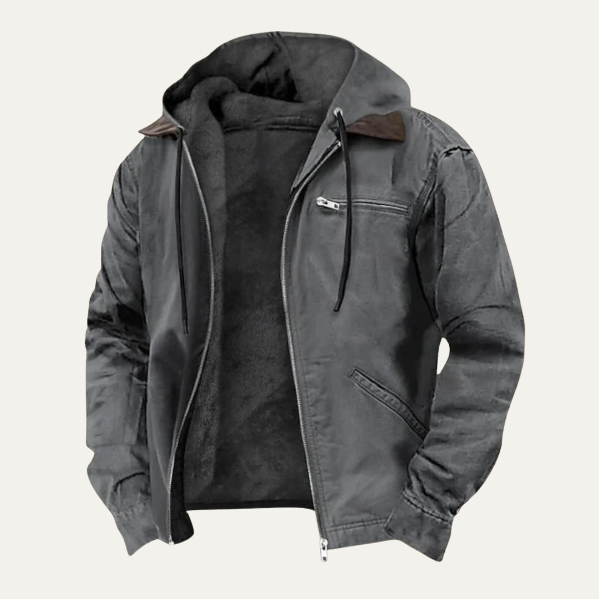 Camden Ridge Fleece-Lined Hooded Jacket