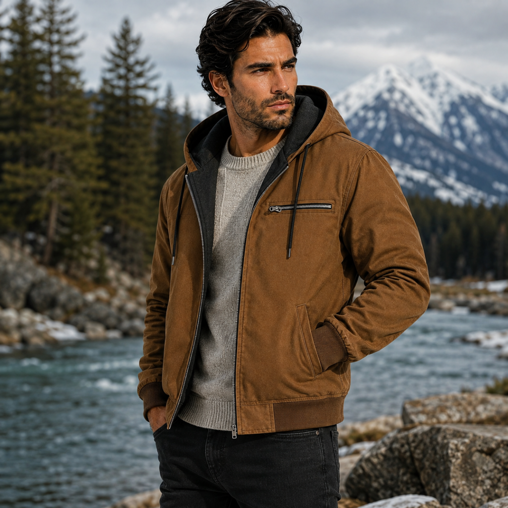 Camden Ridge jacket detail