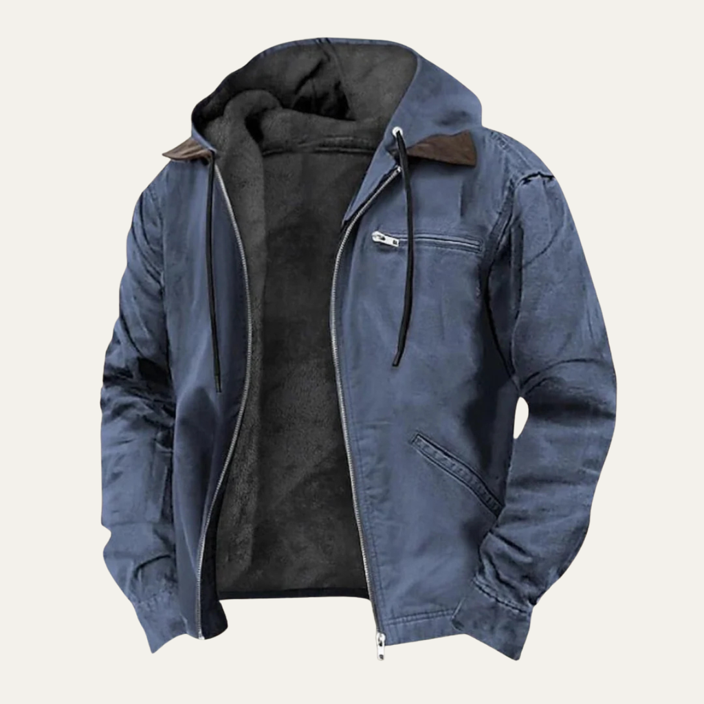 Camden Ridge Fleece-Lined Hooded Jacket detail