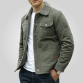 Men's Fleece-Lined Jacket - Green