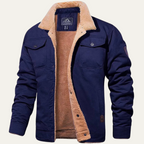 Bramwell & Fitch Men's Fleece-Lined Winter Coat - detail