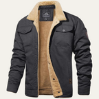 Bramwell & Fitch Men's Fleece-Lined Winter Coat - detail