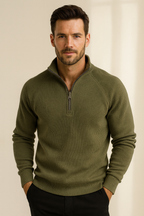Men's Fleece Quarter-Zip Pullover - lifestyle