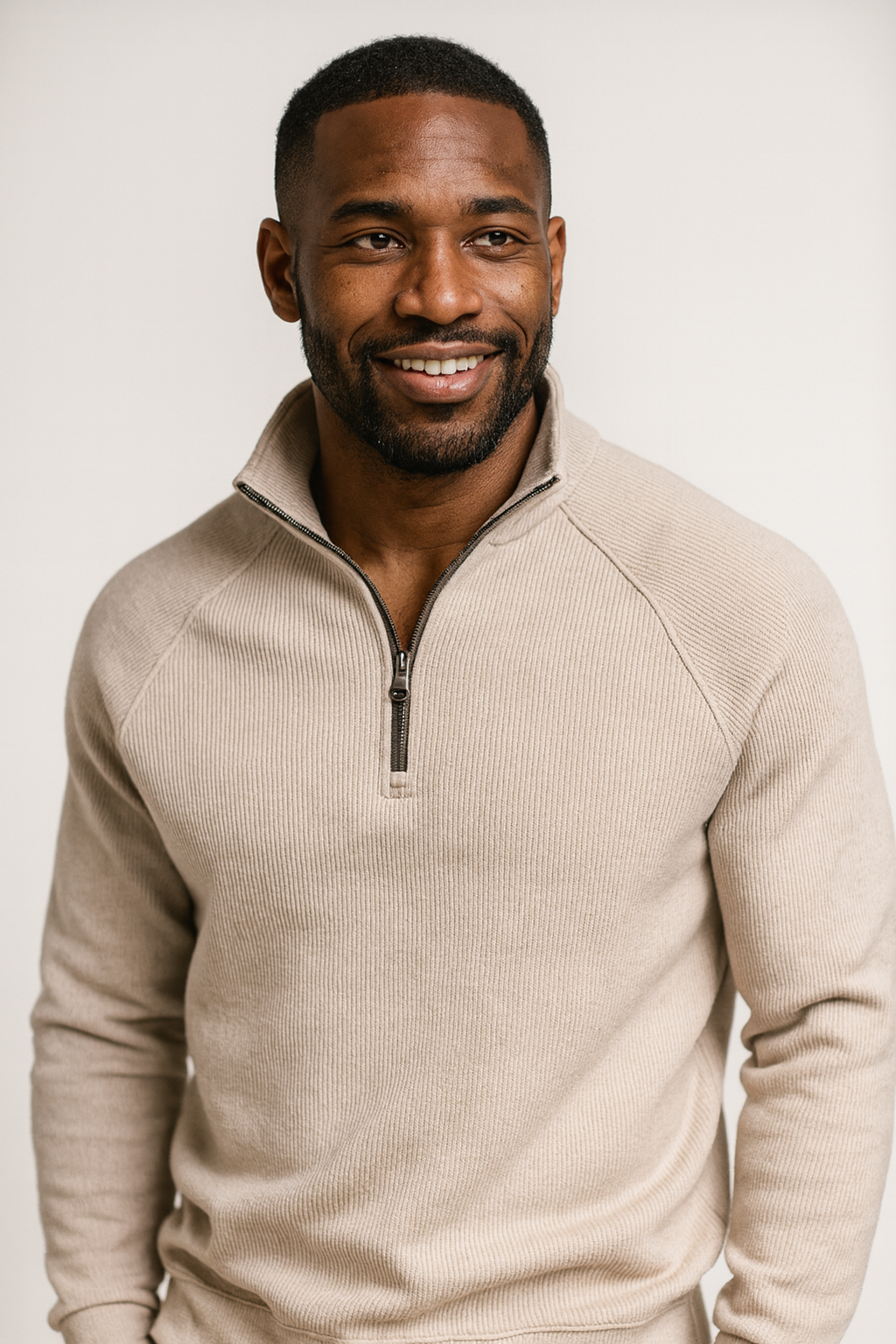 Men's Fleece Quarter-Zip Pullover - lifestyle