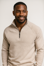 Men's Fleece Quarter-Zip Pullover - lifestyle