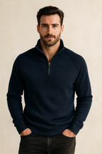 Men's Fleece Quarter-Zip Pullover - lifestyle