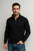 Men's Fleece Quarter-Zip Pullover - lifestyle
