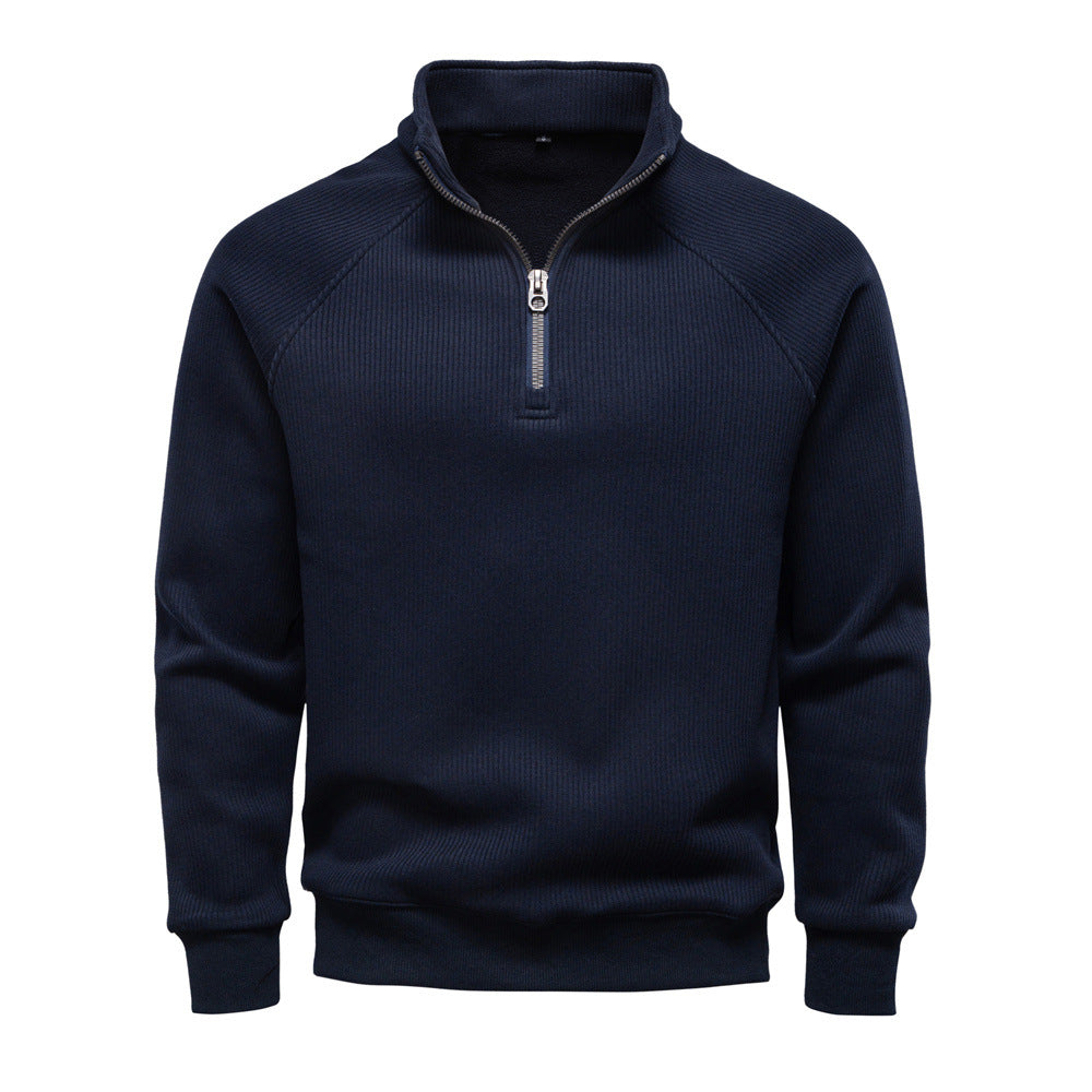 Men's Fleece Quarter-Zip Pullover - Navy