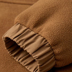 Men's hooded fleece-lined jacket - detail view