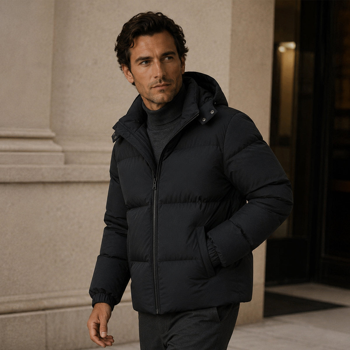 Nordholt Insulated Hooded Puffer Jacket lifestyle
