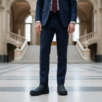 Men's Leather Chelsea Boots - on model