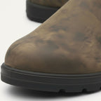 Men's Leather Chelsea Boots - leather material detail