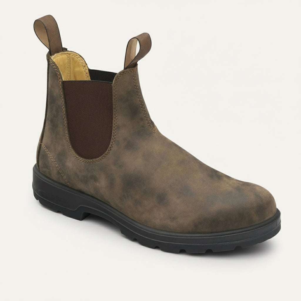 Men's Leather Chelsea Boots - Brown