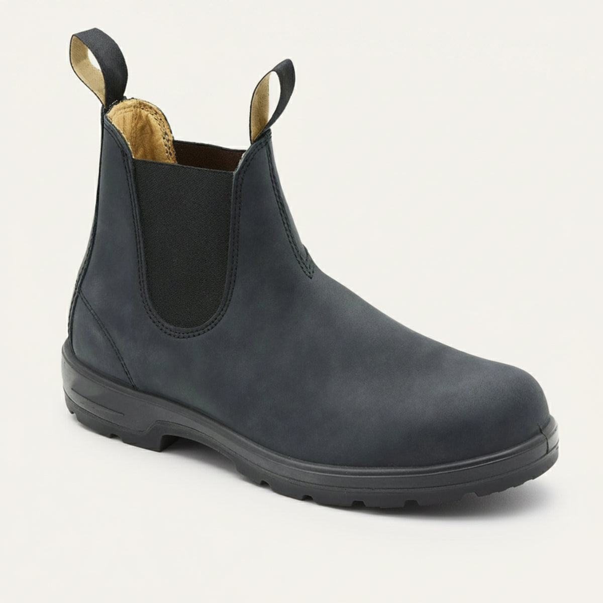 Men's Leather Chelsea Boots - Gray