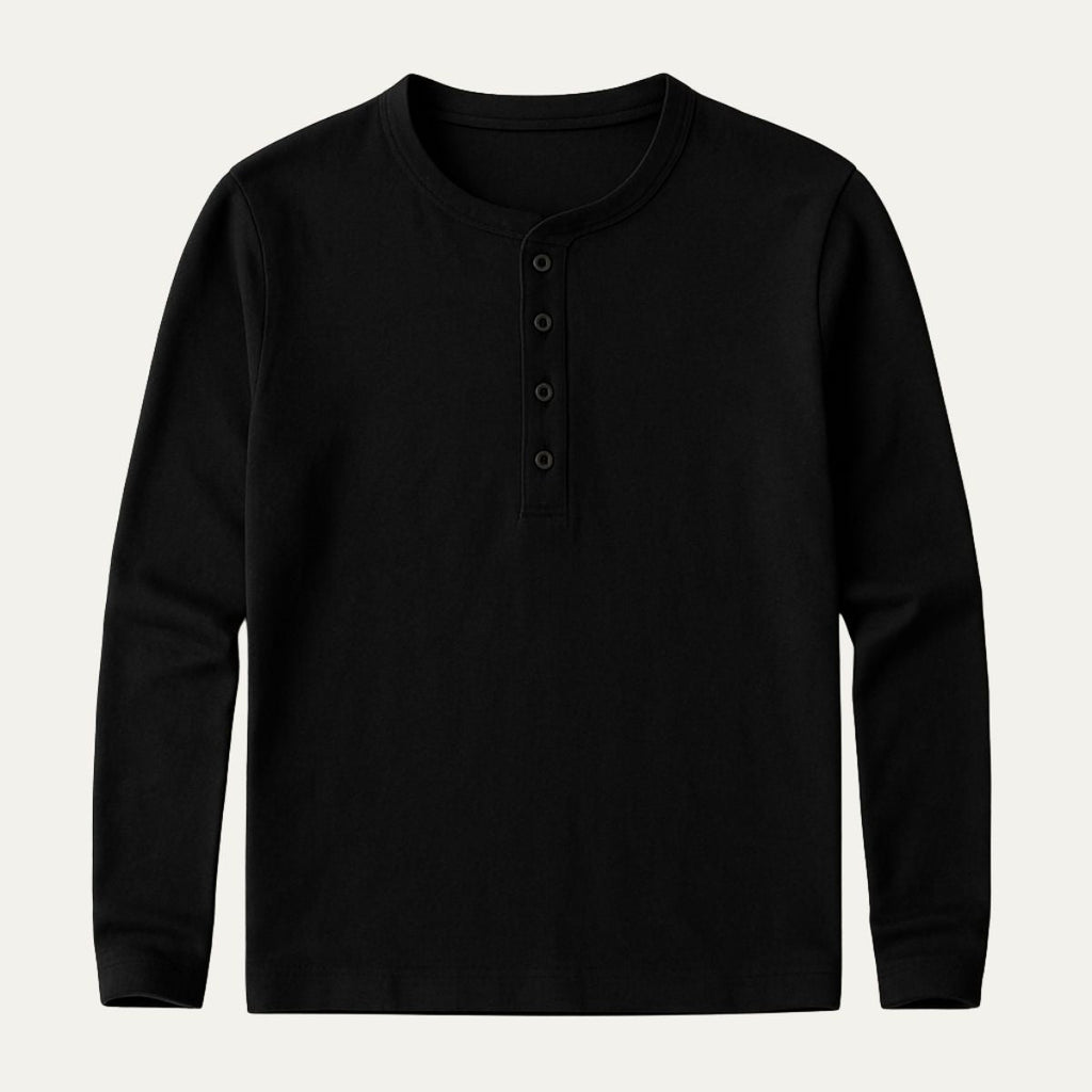 Long sleeve cotton polo shirt detail