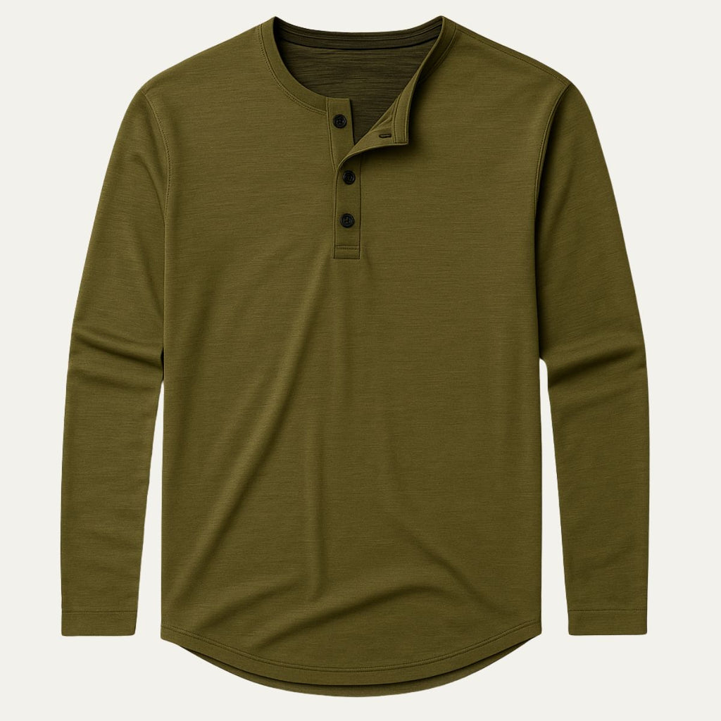 Long sleeve cotton polo shirt detail