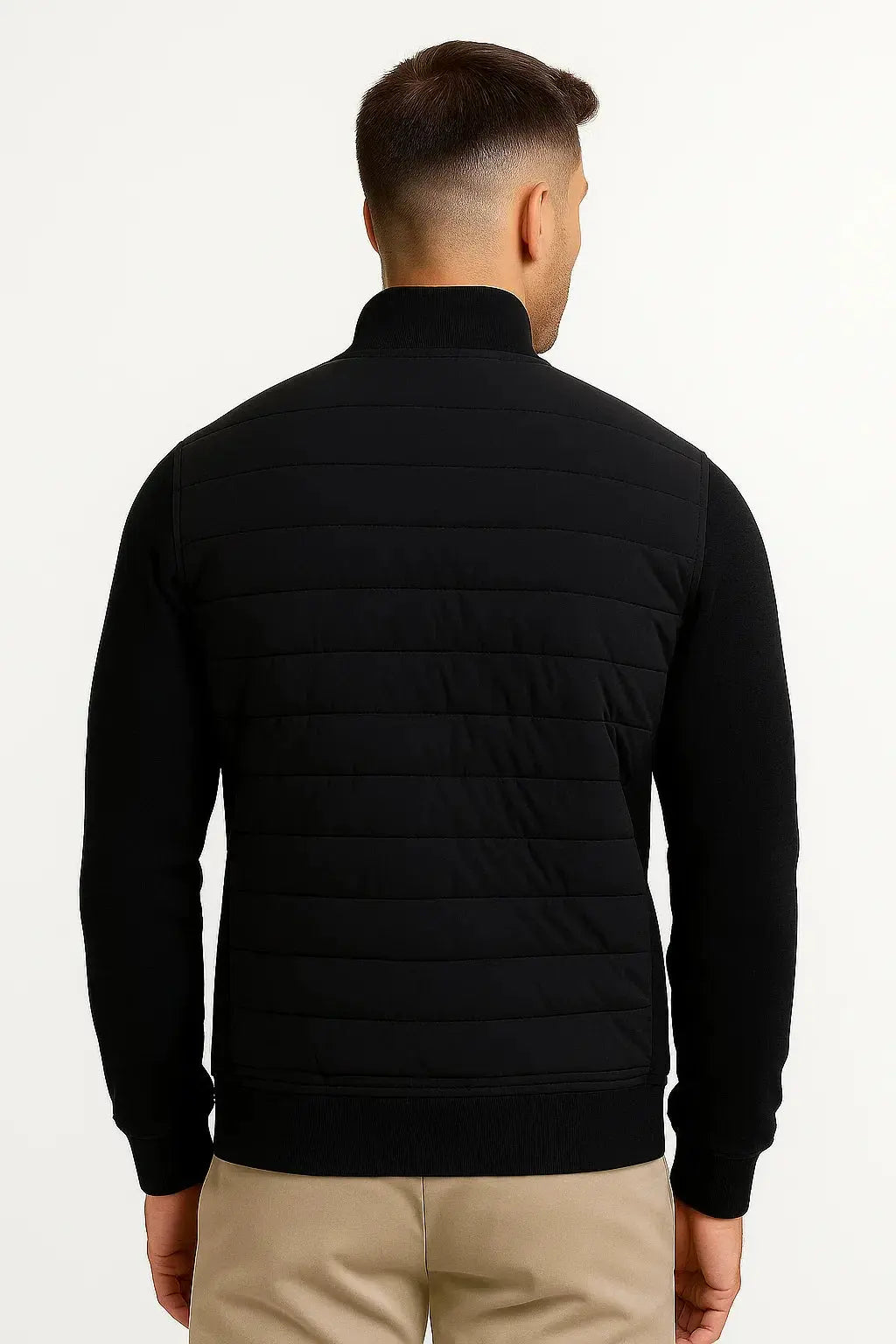Men's Quilted Hybrid Jacket - detail