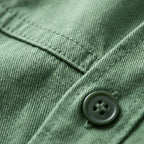Hartwell & Co Men's Relaxed Fit Cotton Overshirt - detail