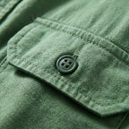Hartwell & Co Men's Relaxed Fit Cotton Overshirt - detail