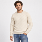 Men's Round Neck Sweater - detail