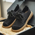 Men's Lace-Up Casual Shoes - Black
