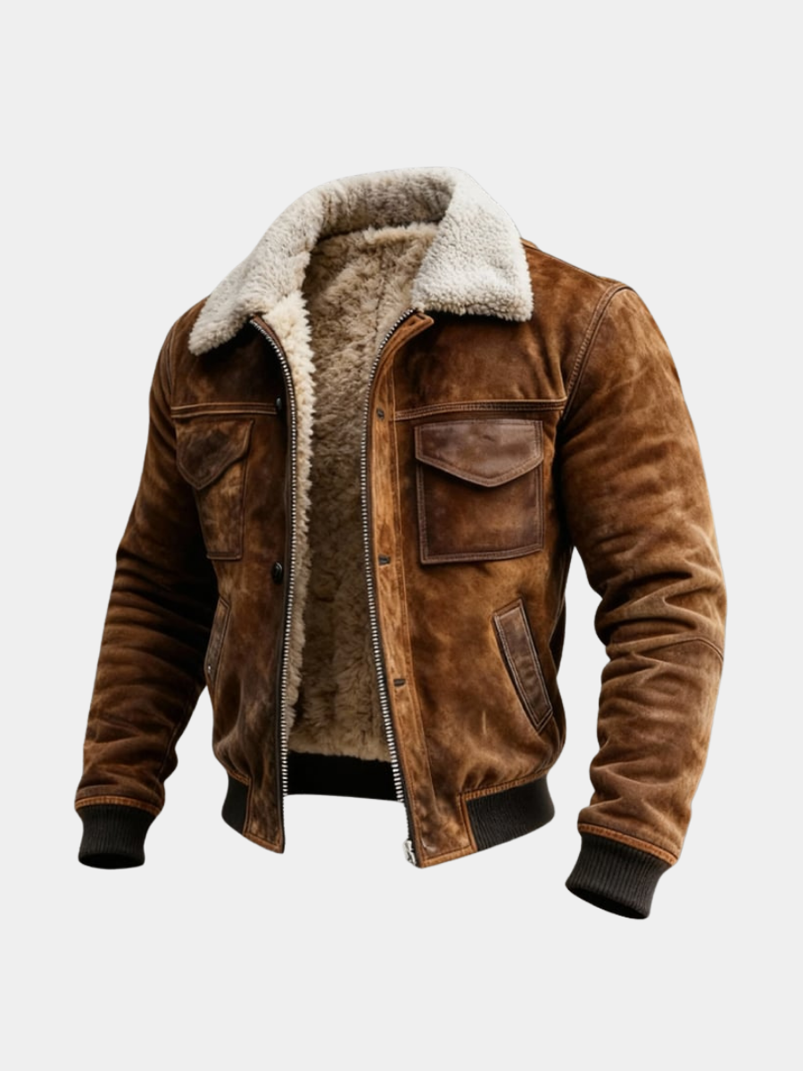 Men's Sherpa Lined Jacket - detail