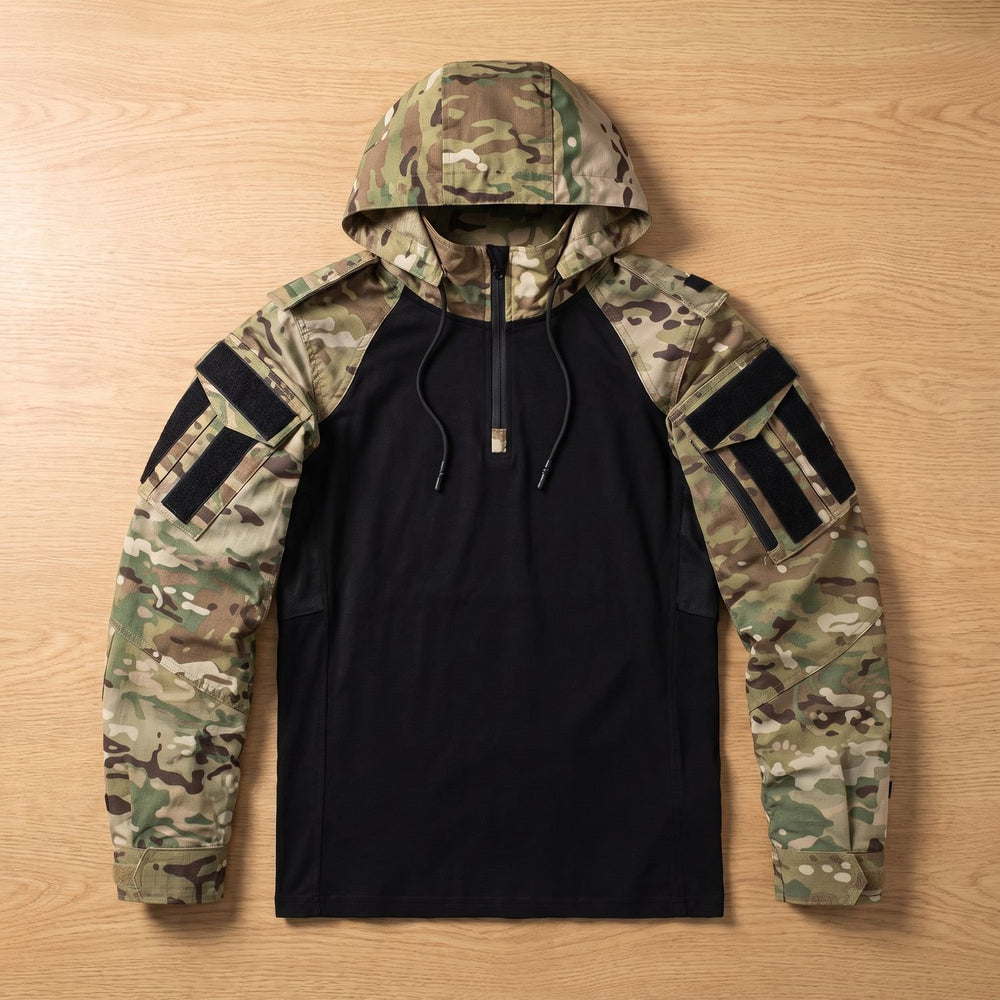 Men's Softshell Tactical Jacket - Camouflage