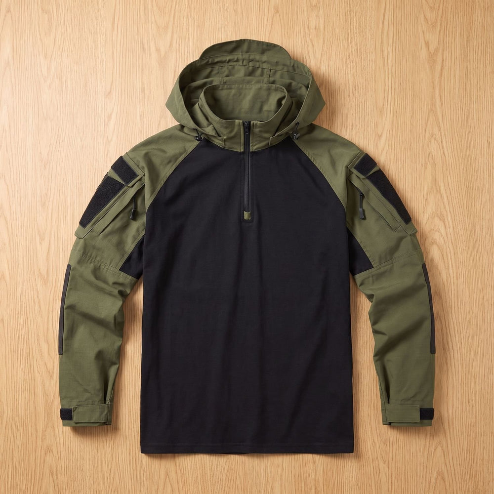 Men's Softshell Tactical Jacket - Dark Green