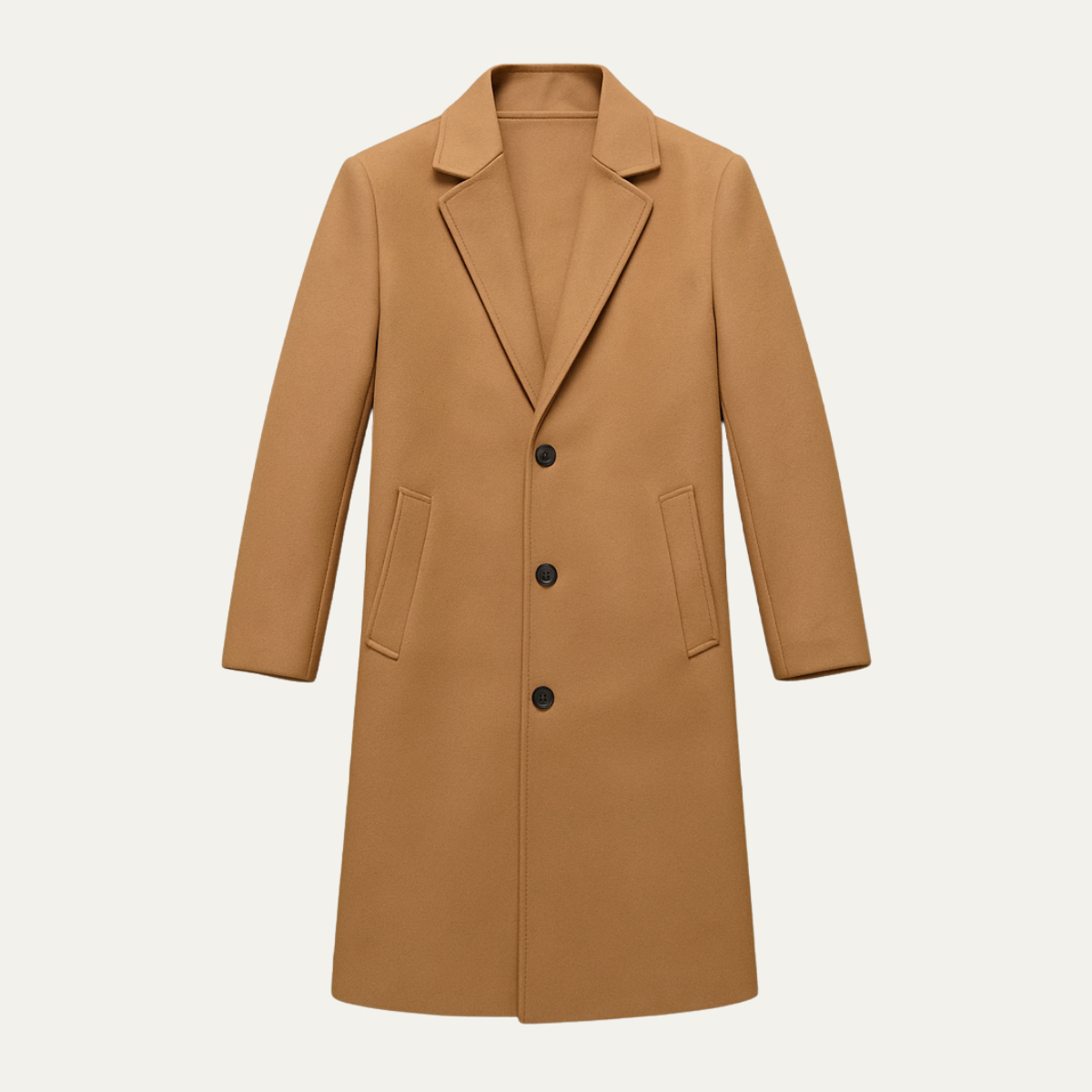 Men's Tailored Lapel Overcoat