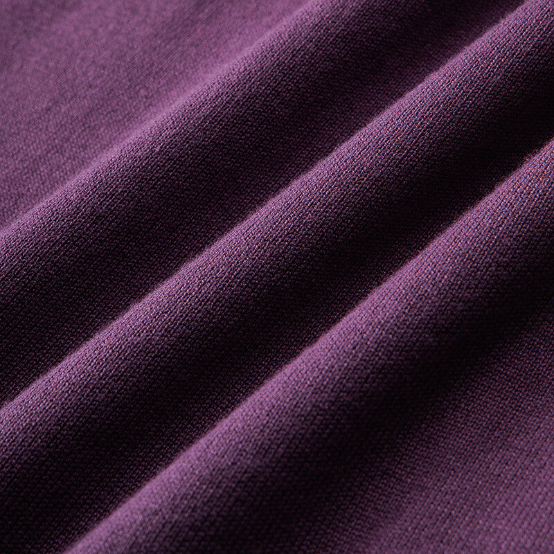 Ashcombe & Fields Men's Textured Knit Viscose Polo - detail