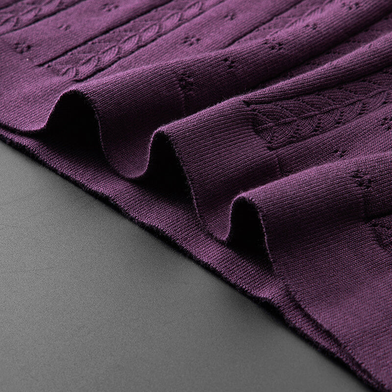 Ashcombe & Fields Men's Textured Knit Viscose Polo - detail