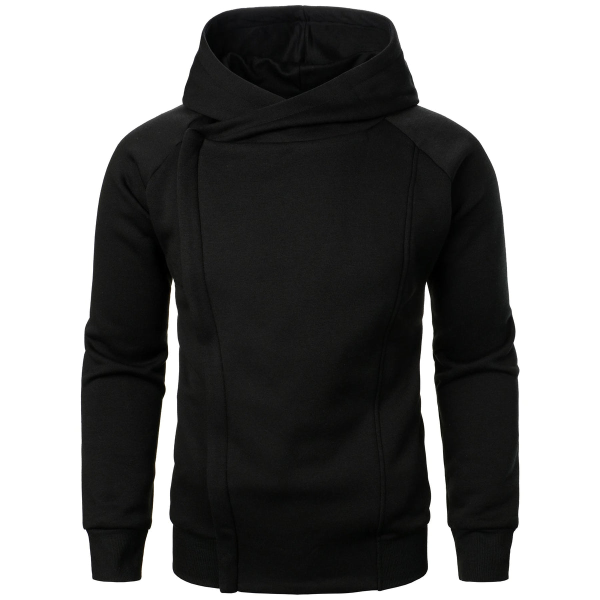 Marrow & Co Men's Zip-Up Hoodie - Black