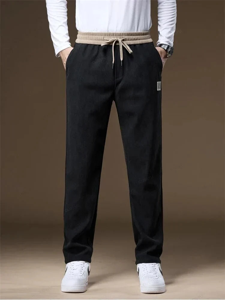 Theodore Relaxed Fit Joggers | Drawstring Waist Elastic Waistband Joggers
