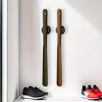 Minimalist Wooden Shoehorn With Magnetic Wall Mount